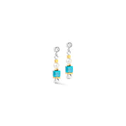 Coeur De Lion | Modern Elegance Spikes Earrings in Turquoise