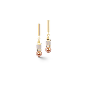 Coeur De Lion | Precious Fusion Earrings in Champagne & Blush