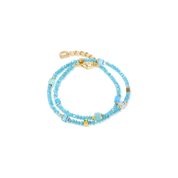 Coeur De Lion | Joyful Colours Flex Bracelet - Turquoise