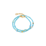 Coeur De Lion | Joyful Colours Flex Bracelet - Turquoise