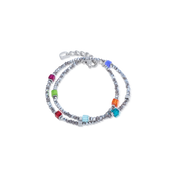 Coeur De Lion | Joyful Colours Flex Bracelet - Multicolour