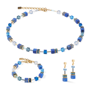 Coeur De Lion | GEOcube Iconic Precious Necklace in Blue