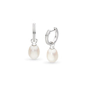 Kit Heath | Revival Pearl Glitz Hinged Drop Earrings