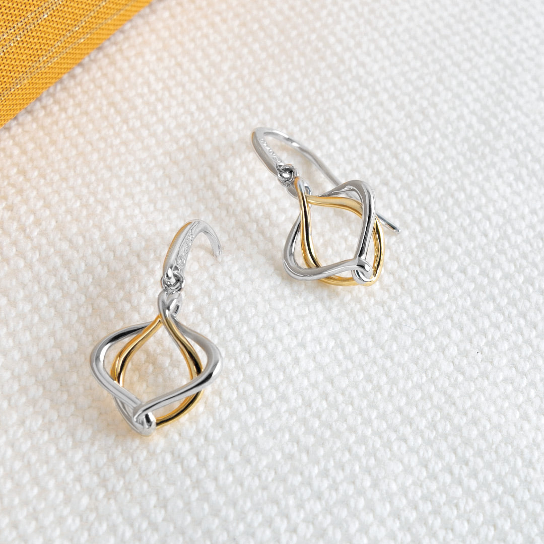 Kit Heath | Alicia Golden Petite Drop Earrings