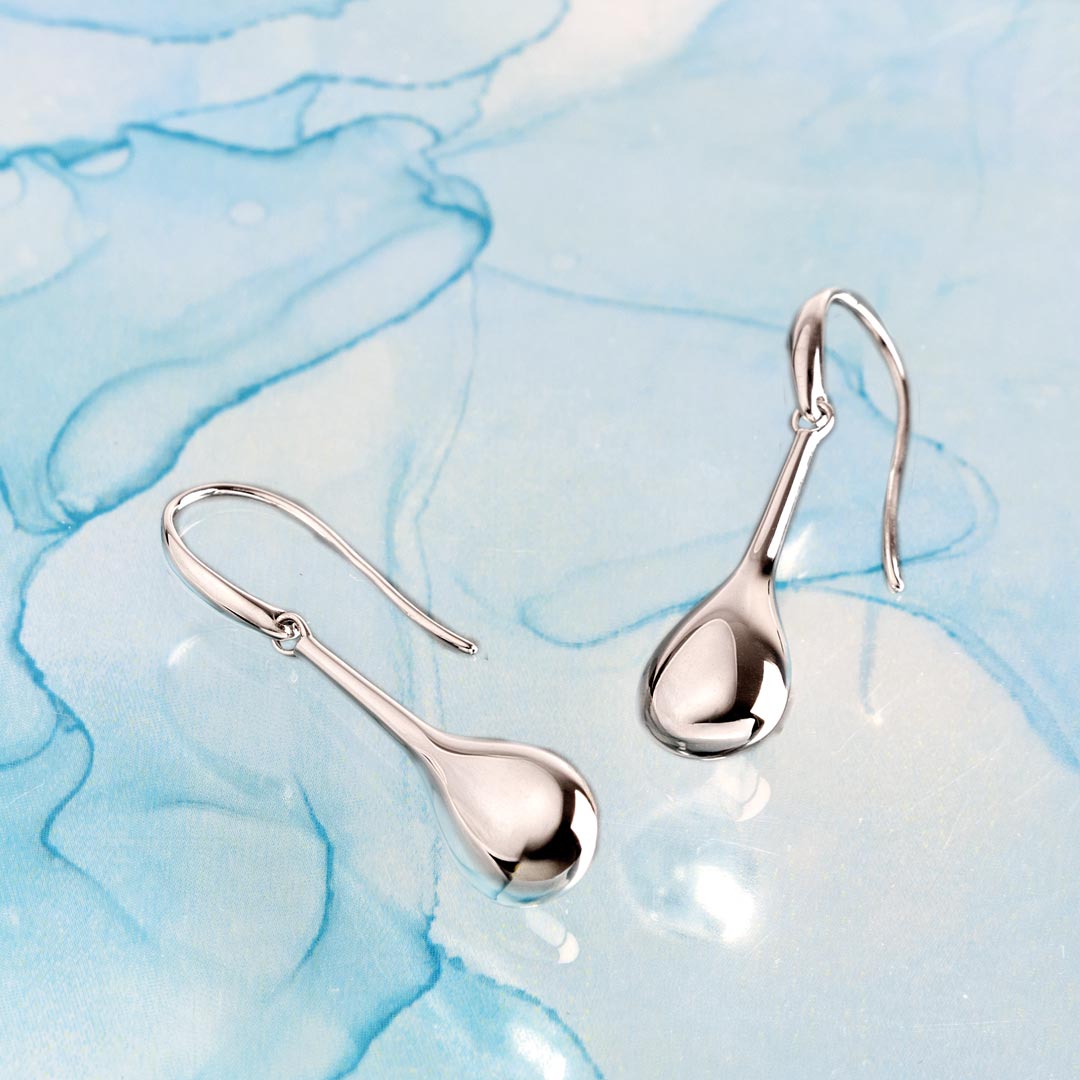 Kit Heath | Coast Pebble Smooth Drop Earrings