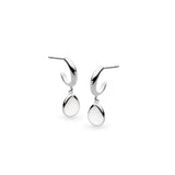 Kit Heath | Coast Pebble Semi Hoop Stud Drop