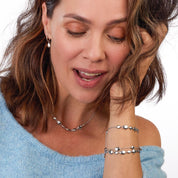 Kit Heath | Coast Pebble Semi Hoop Stud Drop