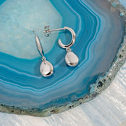 Kit Heath | Coast Pebble Semi Hoop Stud Drop