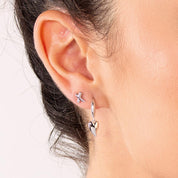 Kit Heath | Desire Mini Heart Semi Hoop Drops