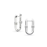Kit Heath | Marina Rope bar Link Hinged Earrings
