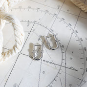 Kit Heath | Marina Rope bar Link Hinged Earrings