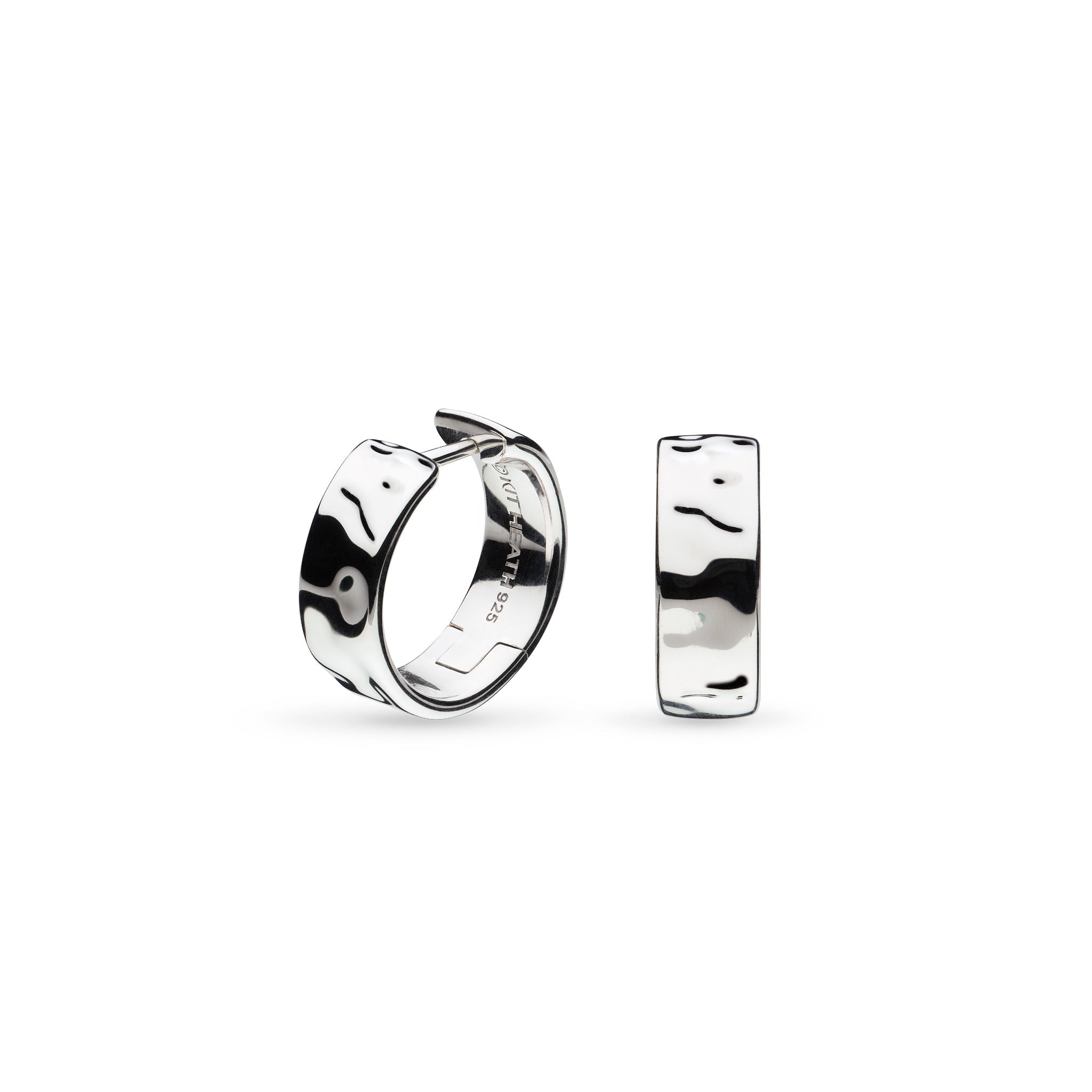 Kit Heath | Mirage Reflect Wide hinged Hoop Earrings