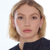 Kit Heath | Mirage Reflect Wide hinged Hoop Earrings