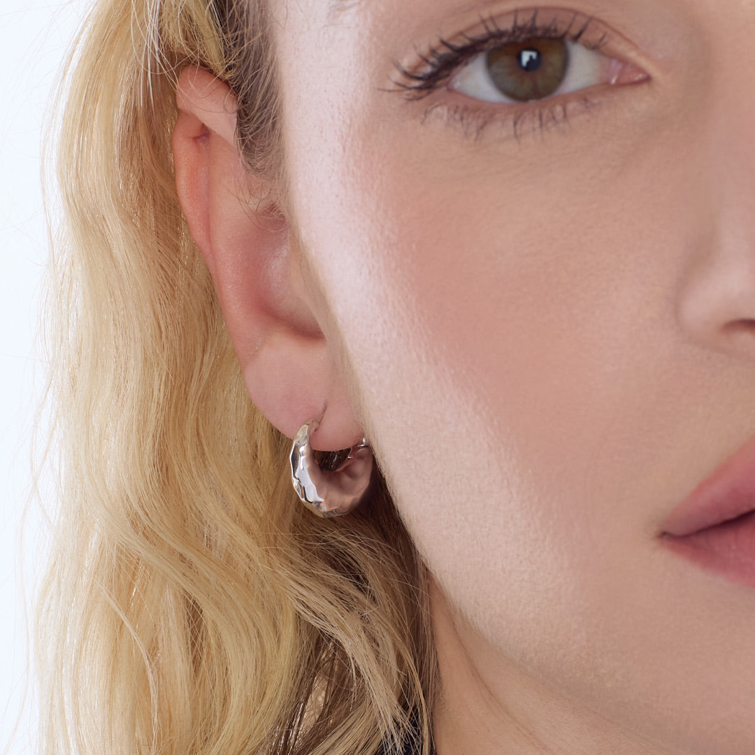 Kit Heath | Mirage Reflect Hinged Hoop Earrings
