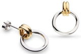 Kit Heath | Bevel Unity Golden Stud Earrings