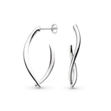 Kit Heath |  Entwine Twist Link Statement Hoop Earrings