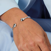 Kit Heath | Coast Pebble Smooth Hinged bangle