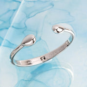 Kit Heath | Coast Pebble Smooth Hinged bangle