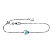 Kit Heath | Coast Pebble Blue Opal Slider Bracelet