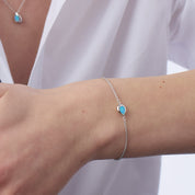Kit Heath | Coast Pebble Blue Opal Slider Bracelet
