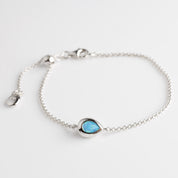 Kit Heath | Coast Pebble Blue Opal Slider Bracelet