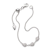 Kit Heath | Desire Kiss Precious heart Triplet 7" Slider Bracelet