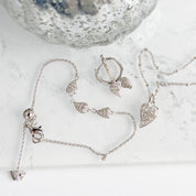 Kit Heath | Desire Kiss Precious heart Triplet 7" Slider Bracelet