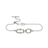 Kit Heath |  Marina Rope Link Golden Slider Bracelet
