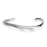 Kit Heath | Oceane Shell Wave Narrow Cuff Bangle
