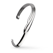 Kit Heath | Oceane Shell Wave Narrow Cuff Bangle