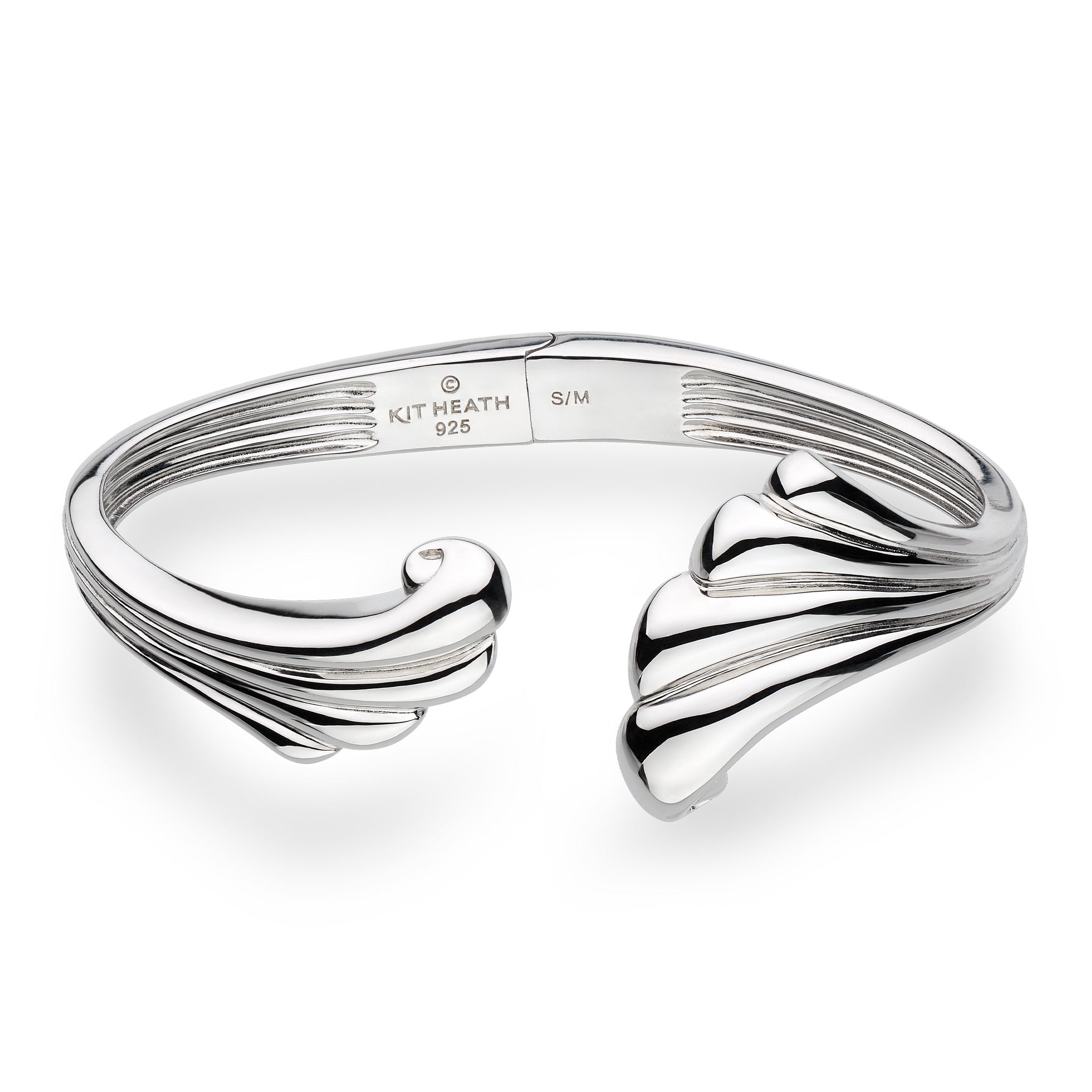 Kit Heath | Oceane Shell Echo Grande Hinged Bangle
