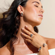 Kit Heath | Oceane Shell Echo Grande Hinged Bangle