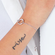 Kit Heath |  Bevel Cirque Cz Link Toggle Bracelet - Kit Heath