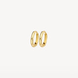 Blush Gold | 14K 9mm Hoop Earrings