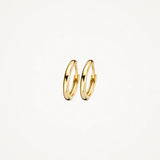 Blush Gold | 14K 11mm Hoop Earrings