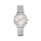 Coeur De Lion | Silver Milanese Watch