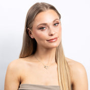 Diamonfire |  Double Heart Necklace