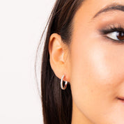 Diamonfire | Zirconia 3/4 Hoop Earrings