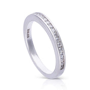 Diamonfire | Channel Half Set Eternity Ring