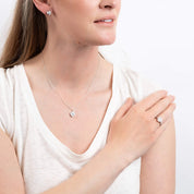 Diamonfire | Zirconia Heart Cluster Ring