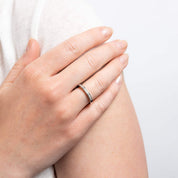 Diamonfire | Channel Half Set Eternity Ring