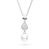 Kit Heath | Coast Pebble Glisten Pave 18" Necklace