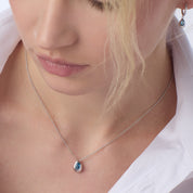 Kit Heath | Coast Pebble Swiss Blue Topaz Necklace