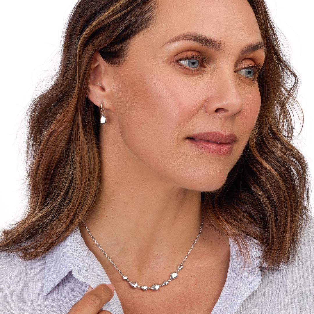 Kit Heath | Coast Pebble Linking Pebbles 18" Necklet