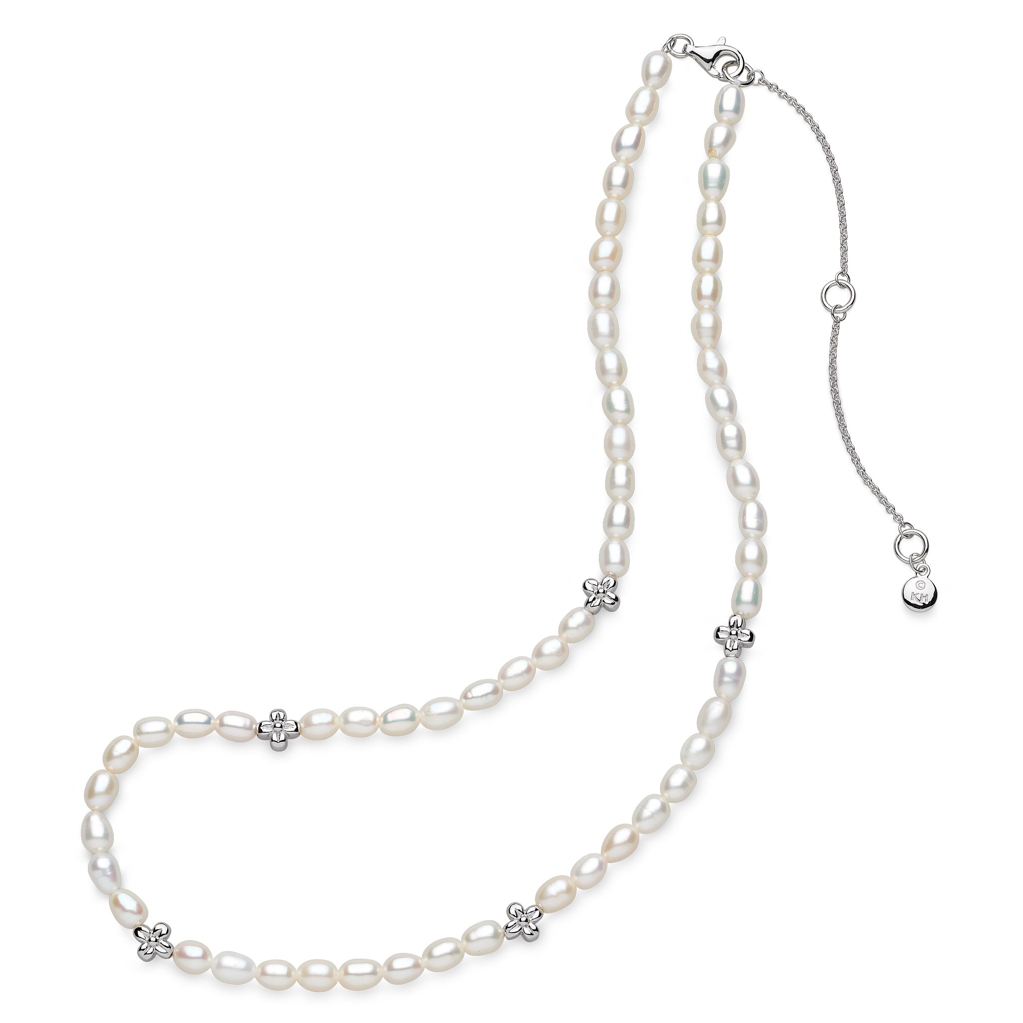 Kit Heath | Blossom Flyte Rice Pearl Beaded Necklace