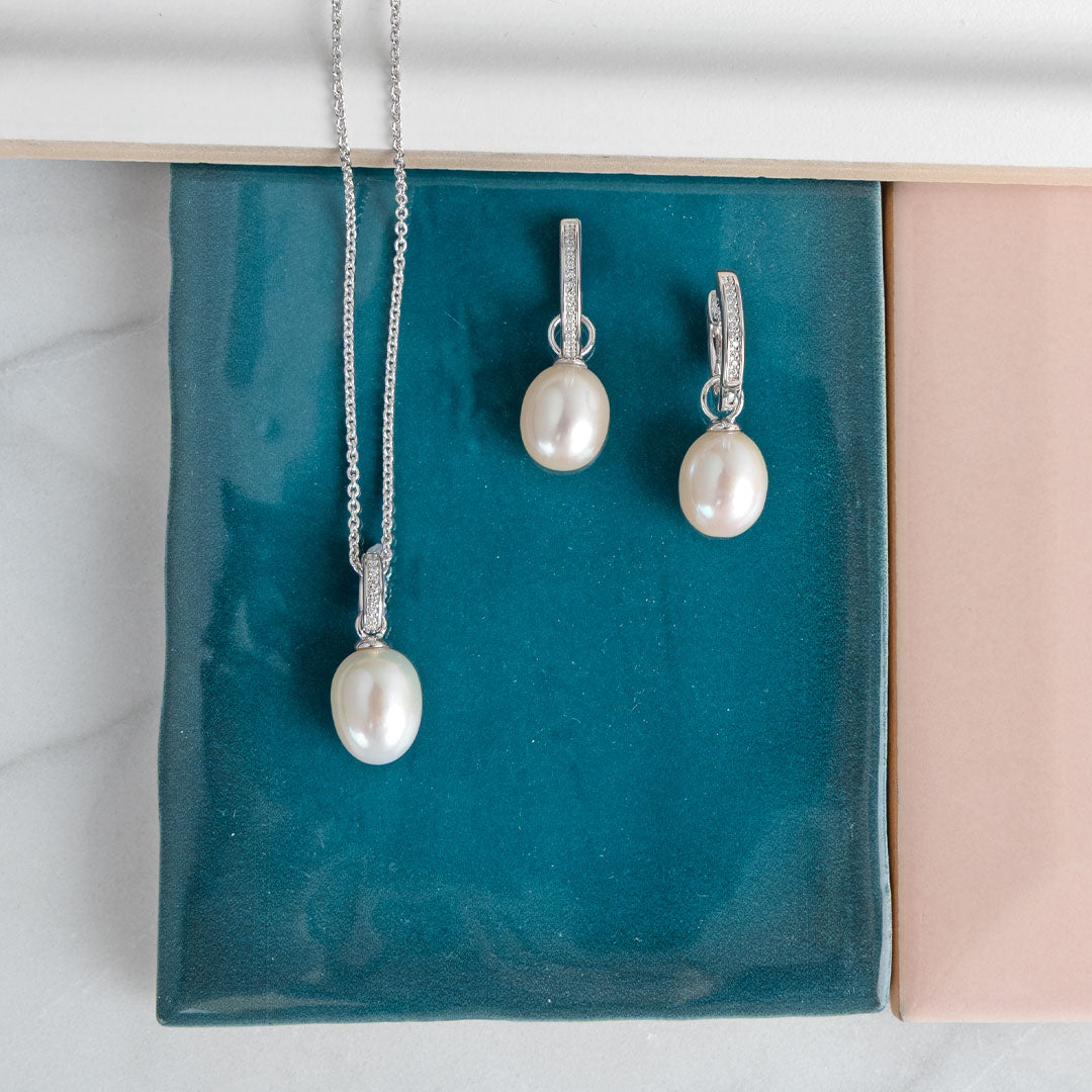 Kit Heath | Revival Pearl Glitz 18"  Drop Necklace