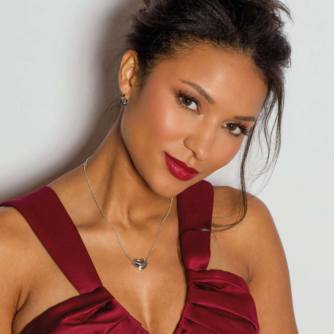 Kit Heath | Big Love Silver Heart Necklace