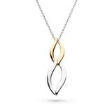 Kit Heath | Entwine Twine Link Golden Duo 18" Necklace