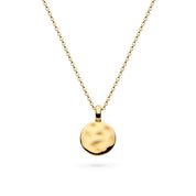 Kit Heath | Mirage Reflect Golden Round Disc Necklace