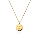 Kit Heath | Mirage Reflect Golden Round Disc Necklace